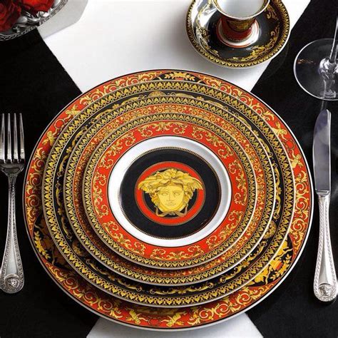 versace medusa dinnerware|gianni versace dinner plate set.